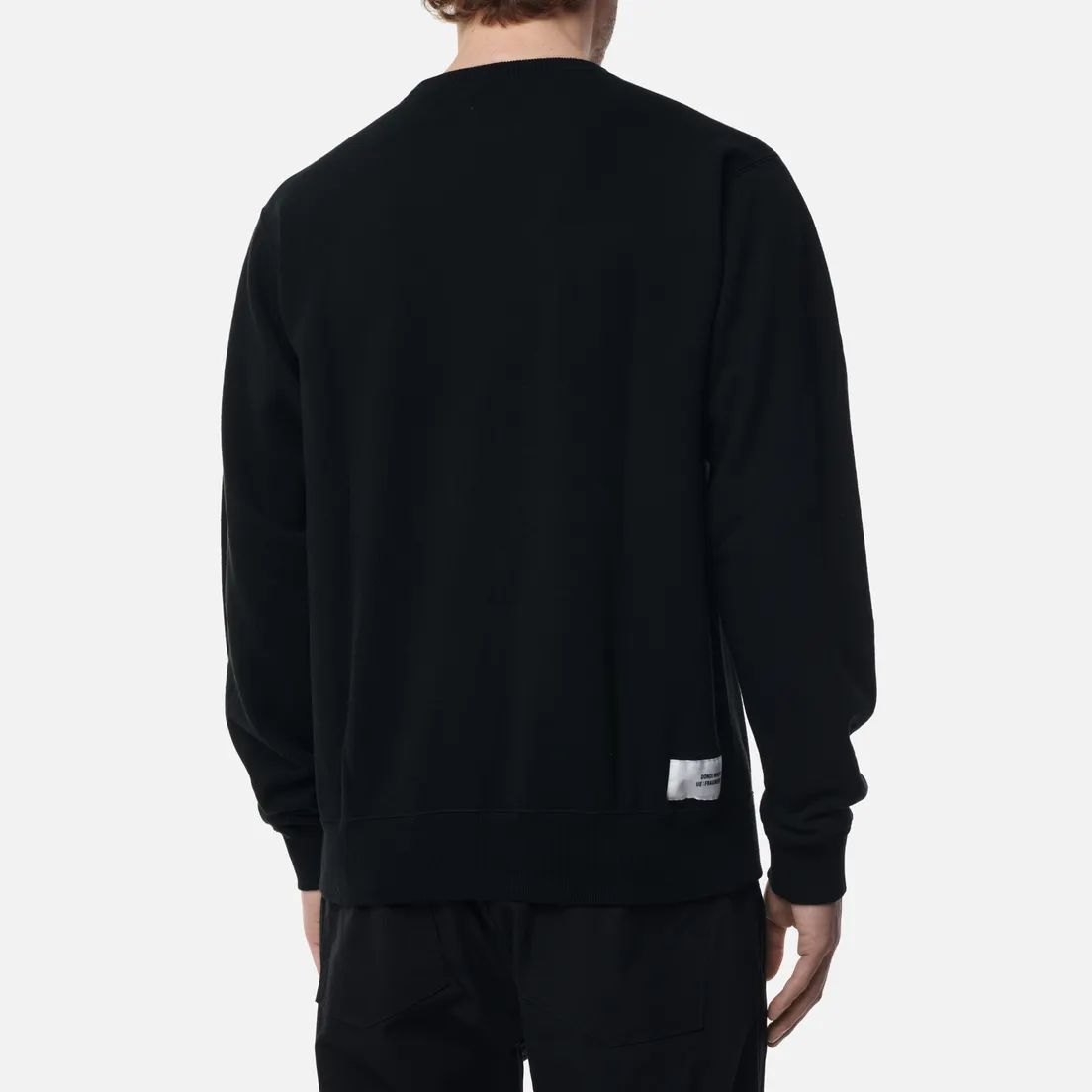 uniform experiment Мужская толстовка x Dondi White Signature Crew Neck