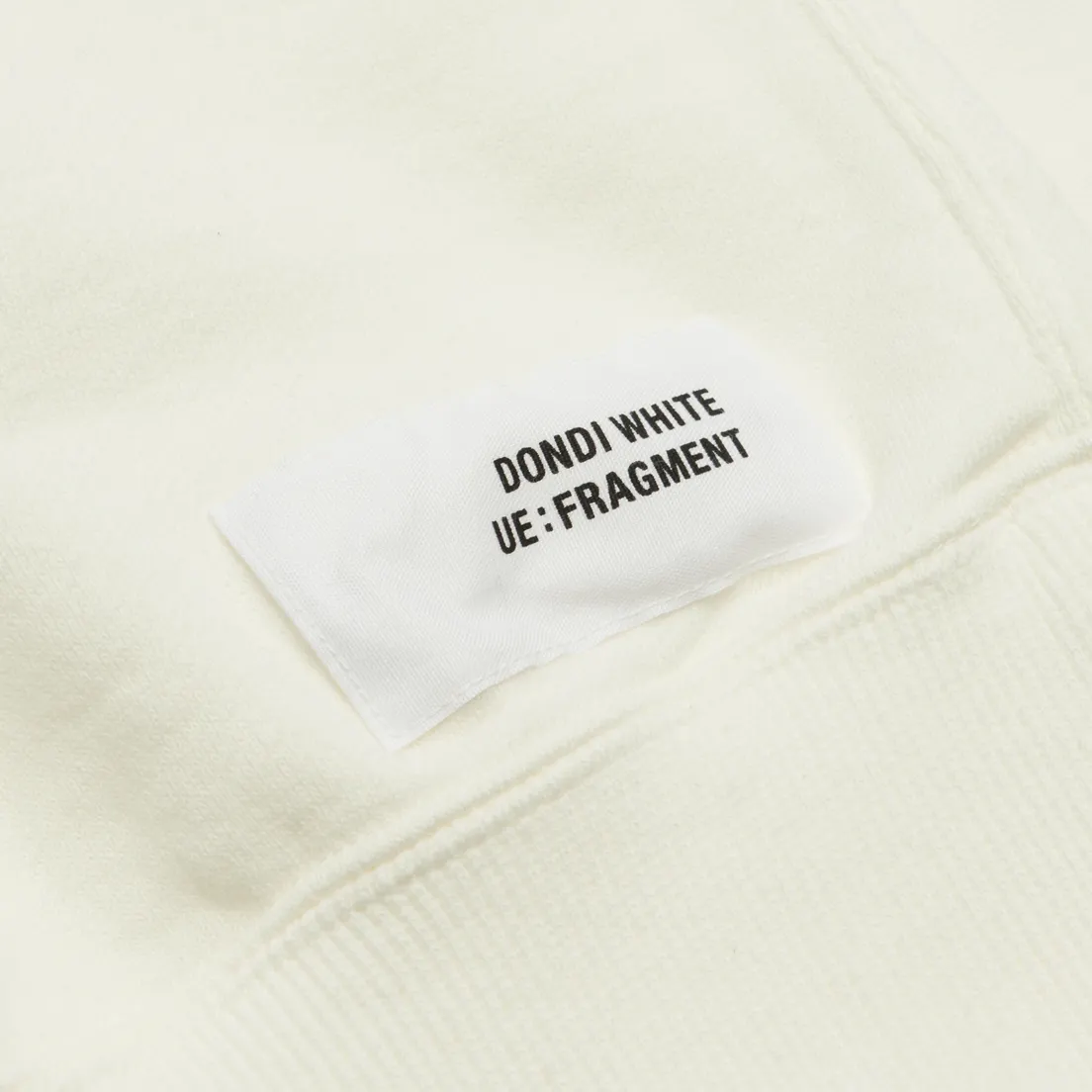 uniform experiment Мужская толстовка x Dondi White Signature Crew Neck