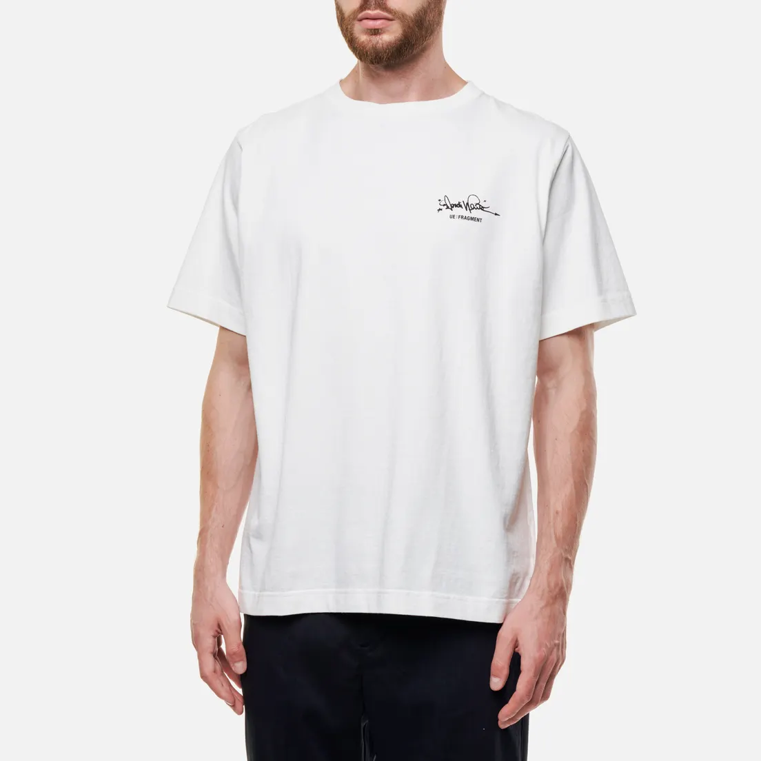 uniform experiment Мужская футболка x Dondi White Graffiti Wide