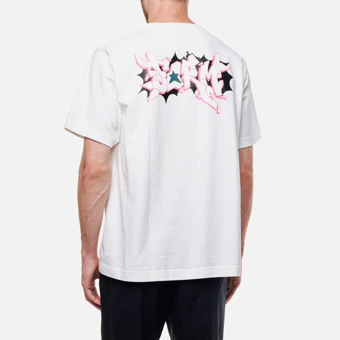 uniform experiment Мужская футболка x Dondi White Graffiti Wide