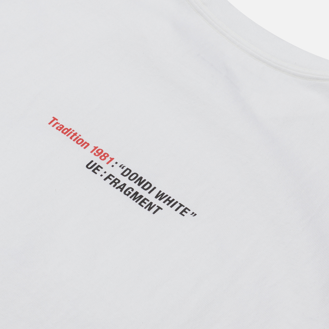 uniform experiment Мужская футболка x Dondi White Tradition 1981
