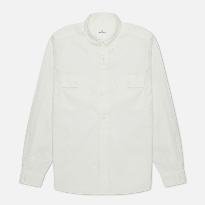 Мужская рубашка uniform experiment, цвет белый, размер M