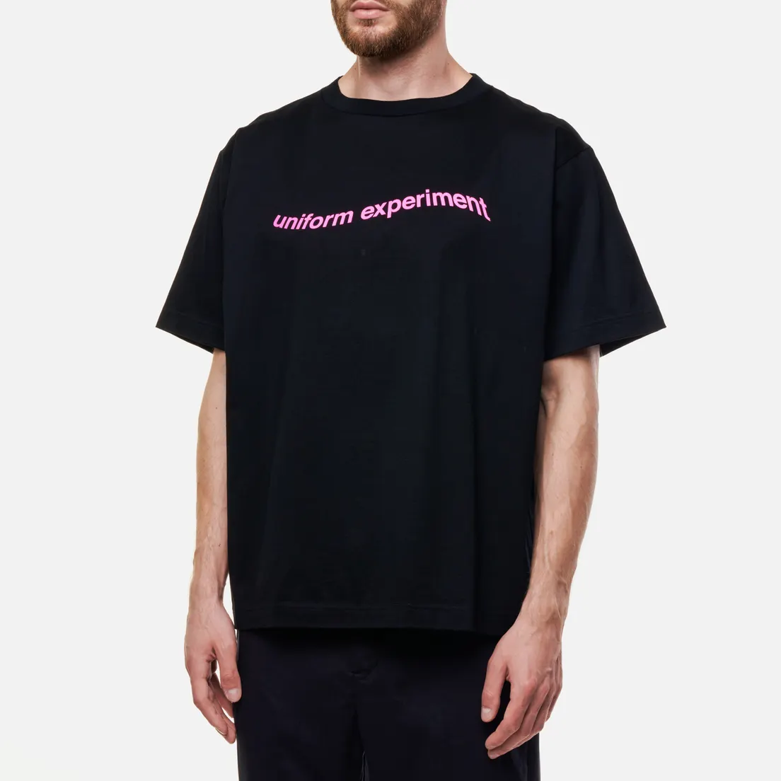 uniform experiment Мужская футболка Authentic Warp Logo Wide