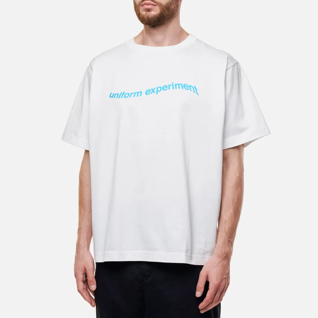uniform experiment Мужская футболка Authentic Warp Logo Wide