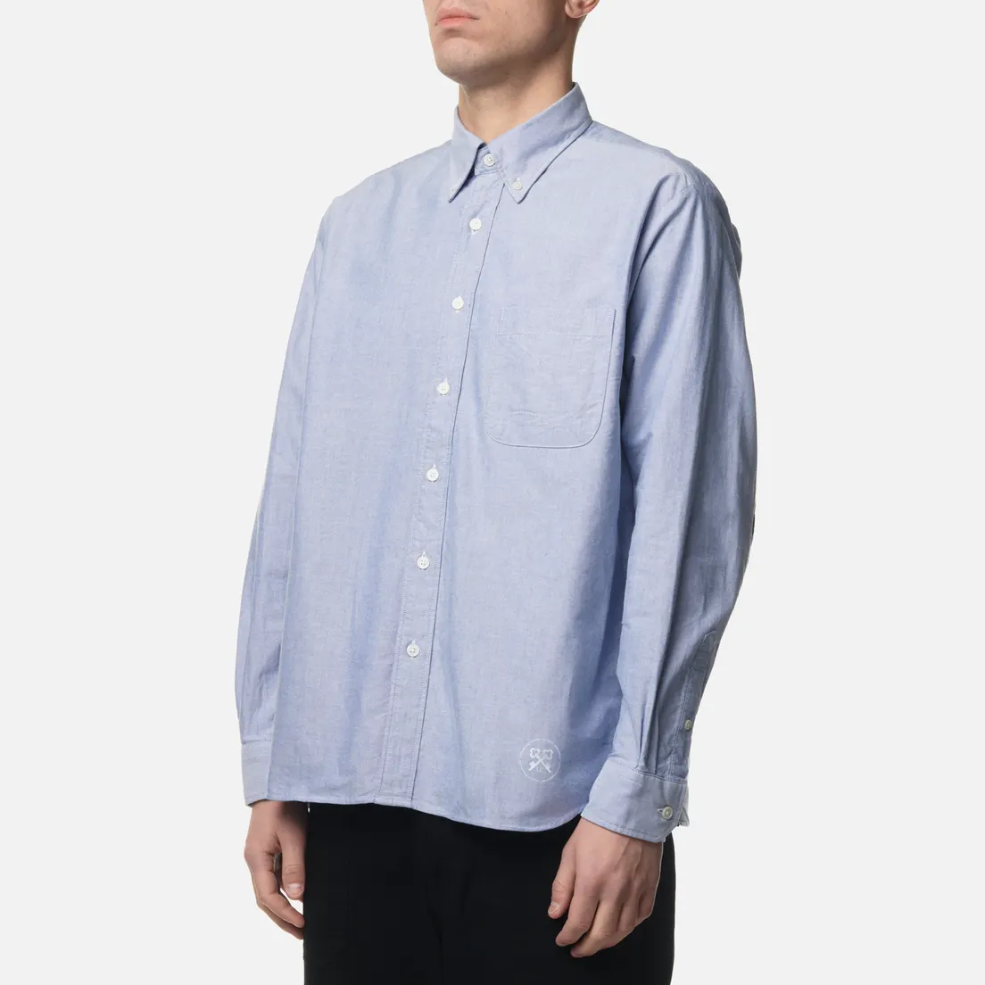 uniform experiment Мужская рубашка Sleeve Paneled Big B.D.