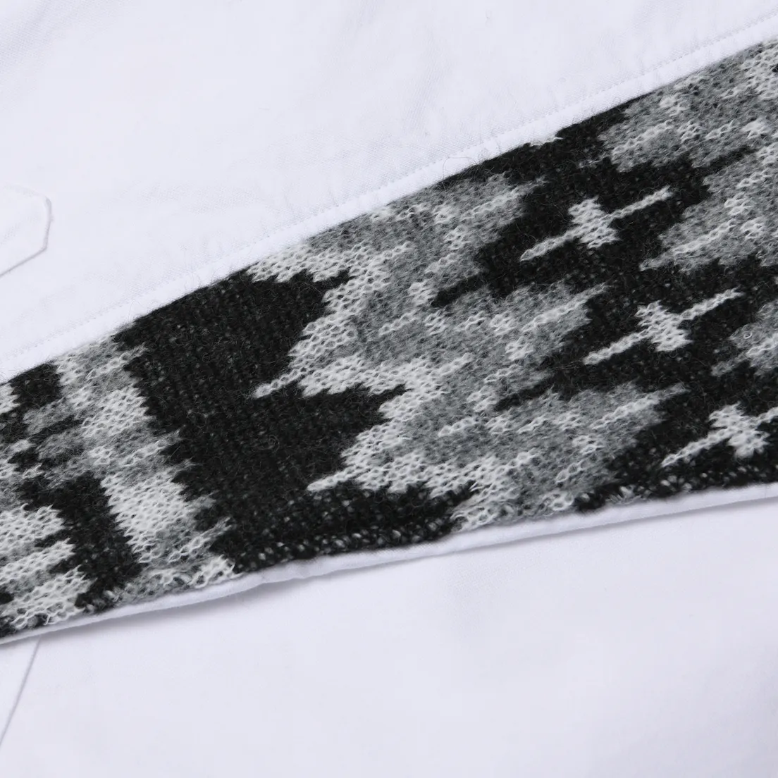 uniform experiment Мужская рубашка Sleeve Paneled Big B.D.