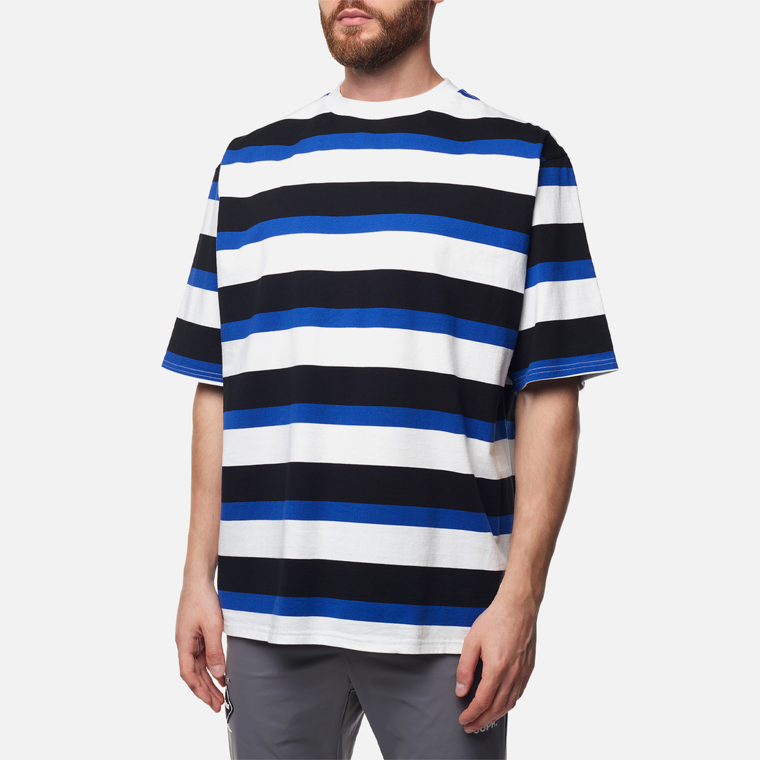 uniform experiment Мужская футболка Border Baggy
