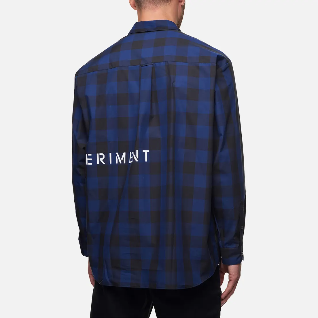 uniform experiment Мужская рубашка Logo Regular Collar Baggy