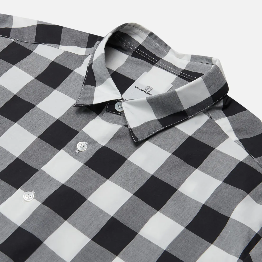 uniform experiment Мужская рубашка Logo Regular Collar Baggy