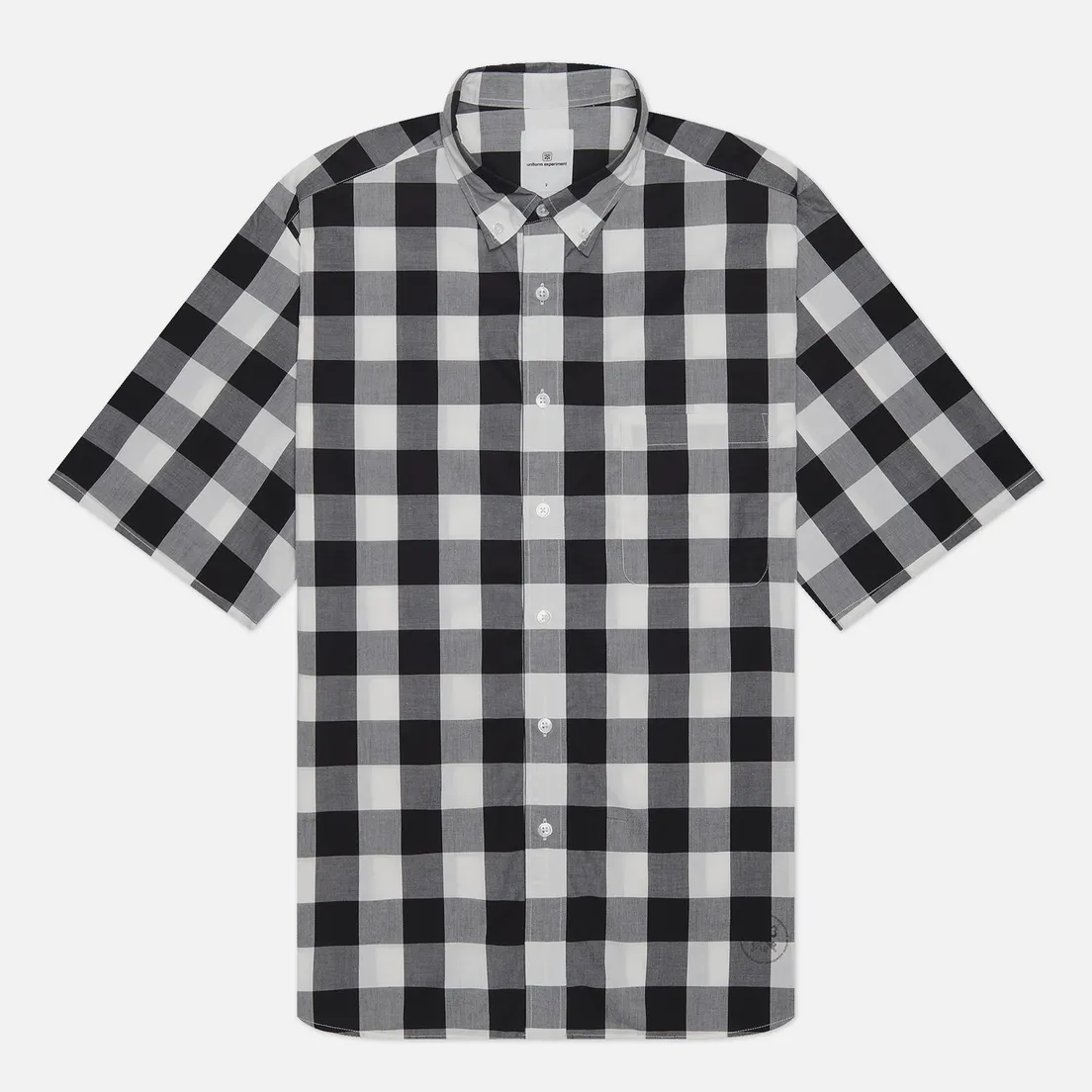 uniform experiment Мужская рубашка Yoke Logo Print B.D Big