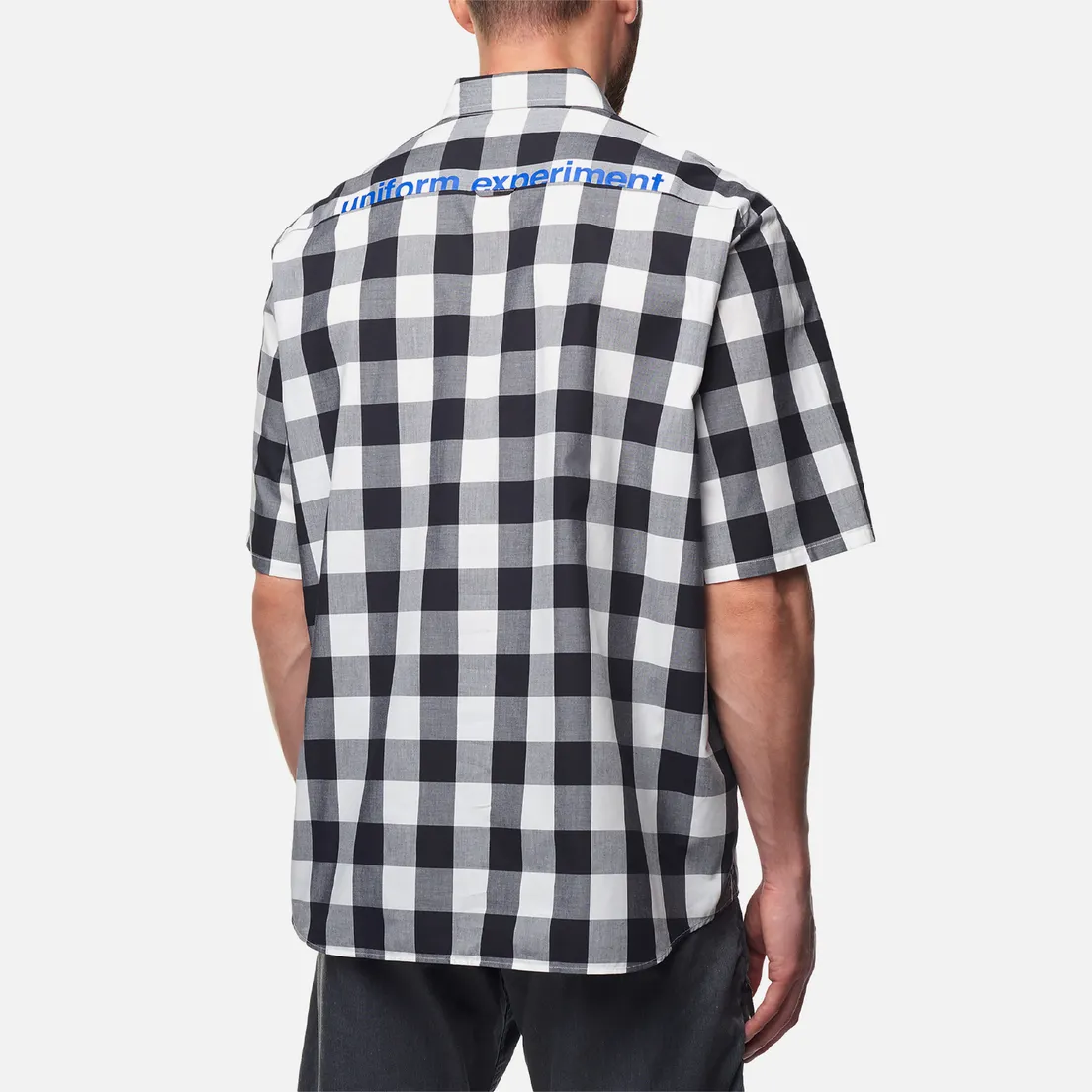 uniform experiment Мужская рубашка Yoke Logo Print B.D Big