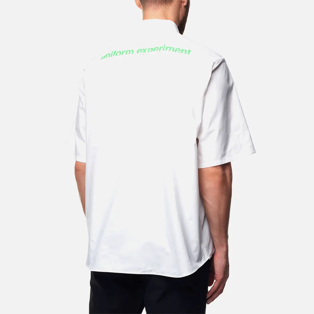 uniform experiment Мужская рубашка Yoke Logo Print B.D Big