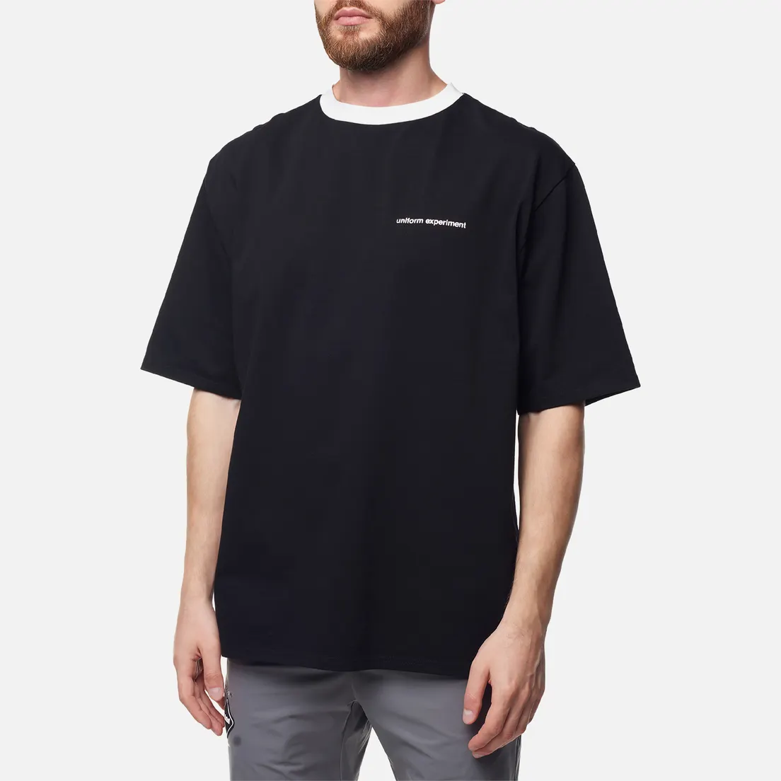 uniform experiment Мужская футболка Trim Color Baggy