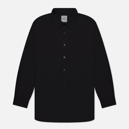 фото Мужская рубашка uniform experiment supplex baggy, цвет чёрный, размер s