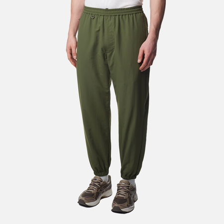 фото Мужские брюки uniform experiment supplex loose fit jogger, цвет зелёный, размер s