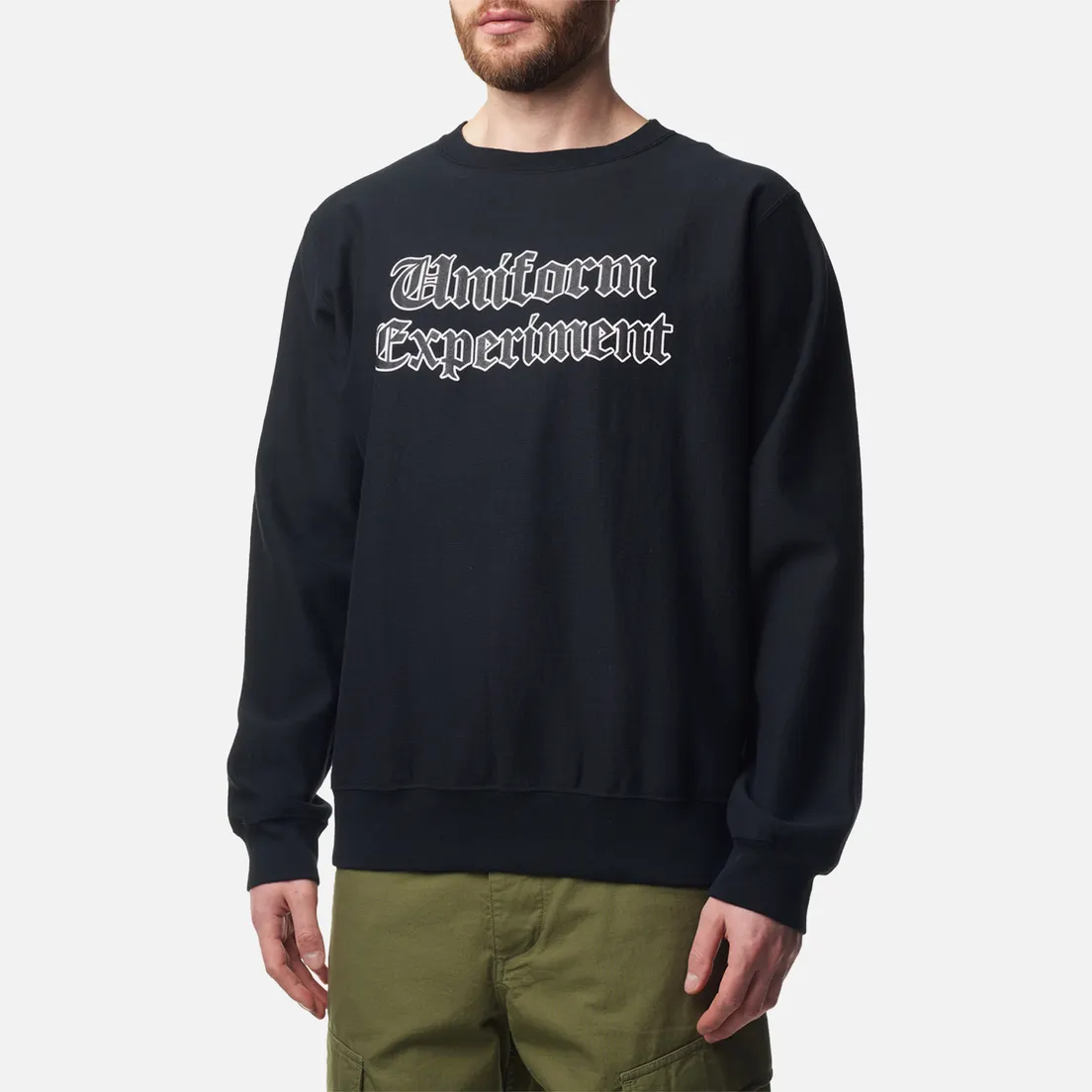 uniform experiment Мужская толстовка Gothic Logo Crew Neck