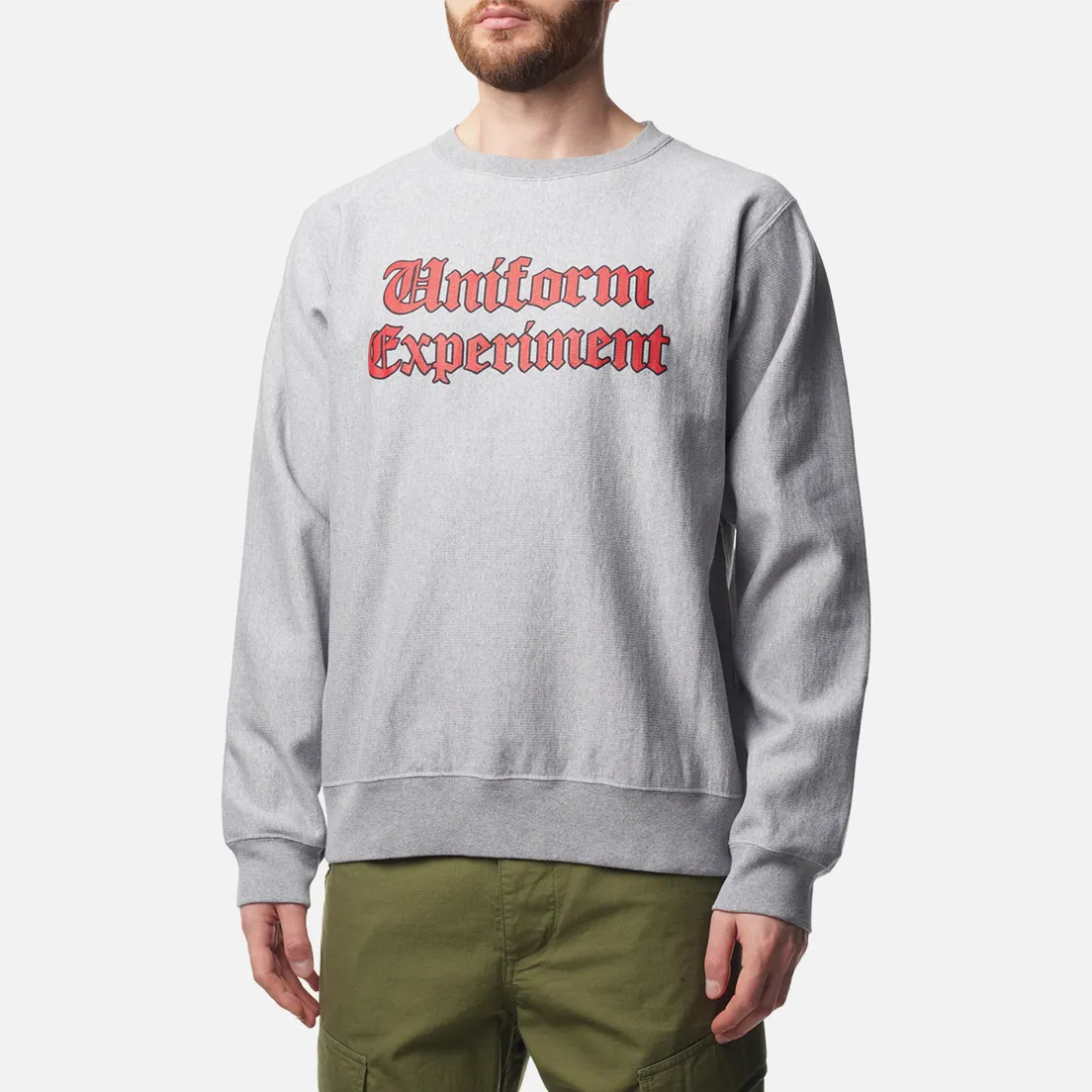 uniform experiment Мужская толстовка Gothic Logo Crew Neck