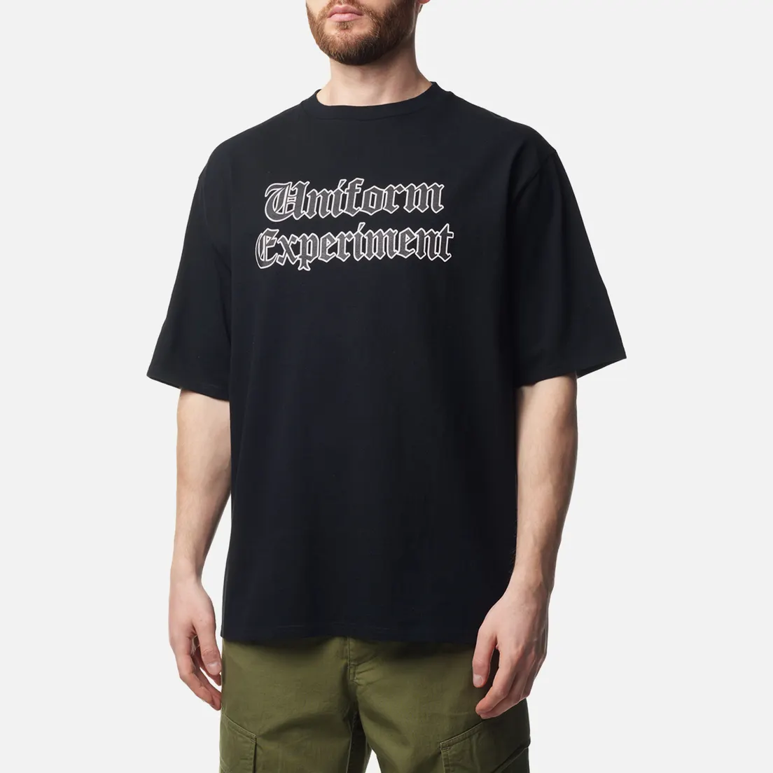 uniform experiment Мужская футболка Gothic Logo Baggy