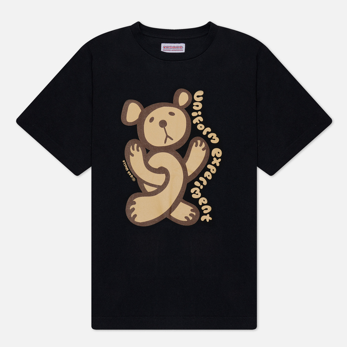 Мужская футболка uniform experiment Insane Wide Teddy, цвет чёрный