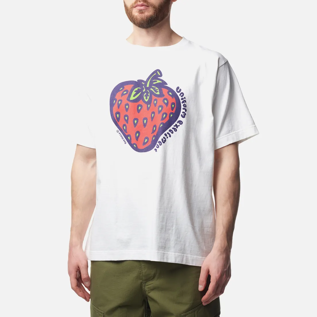 uniform experiment Мужская футболка Insane Wide Strawberry
