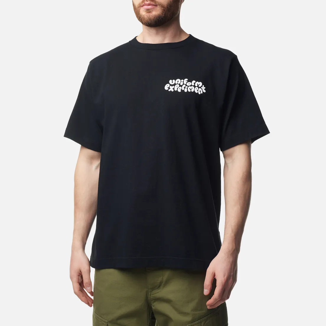 uniform experiment Мужская футболка Insane Monochrome Wide Teddy