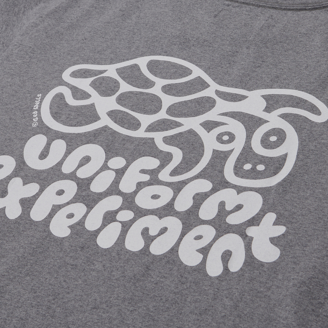 uniform experiment Мужская футболка Insane Monochrome Wide Turtle