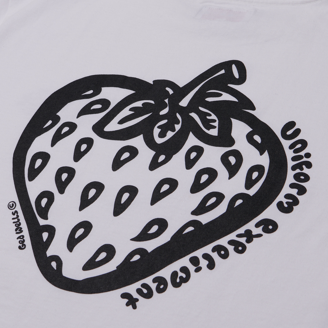 uniform experiment Мужская футболка Insane Monochrome Wide Strawberry