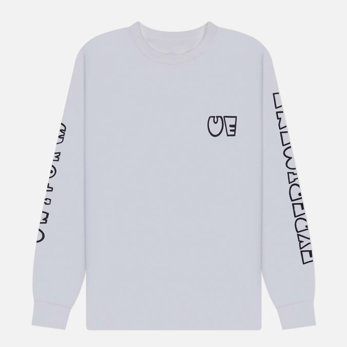 Мужской лонгслив uniform experiment Authentic Wide, цвет белый