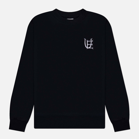 Мужская толстовка uniform experiment Authentic Logo Crew Neck, цвет чёрный, размер XL