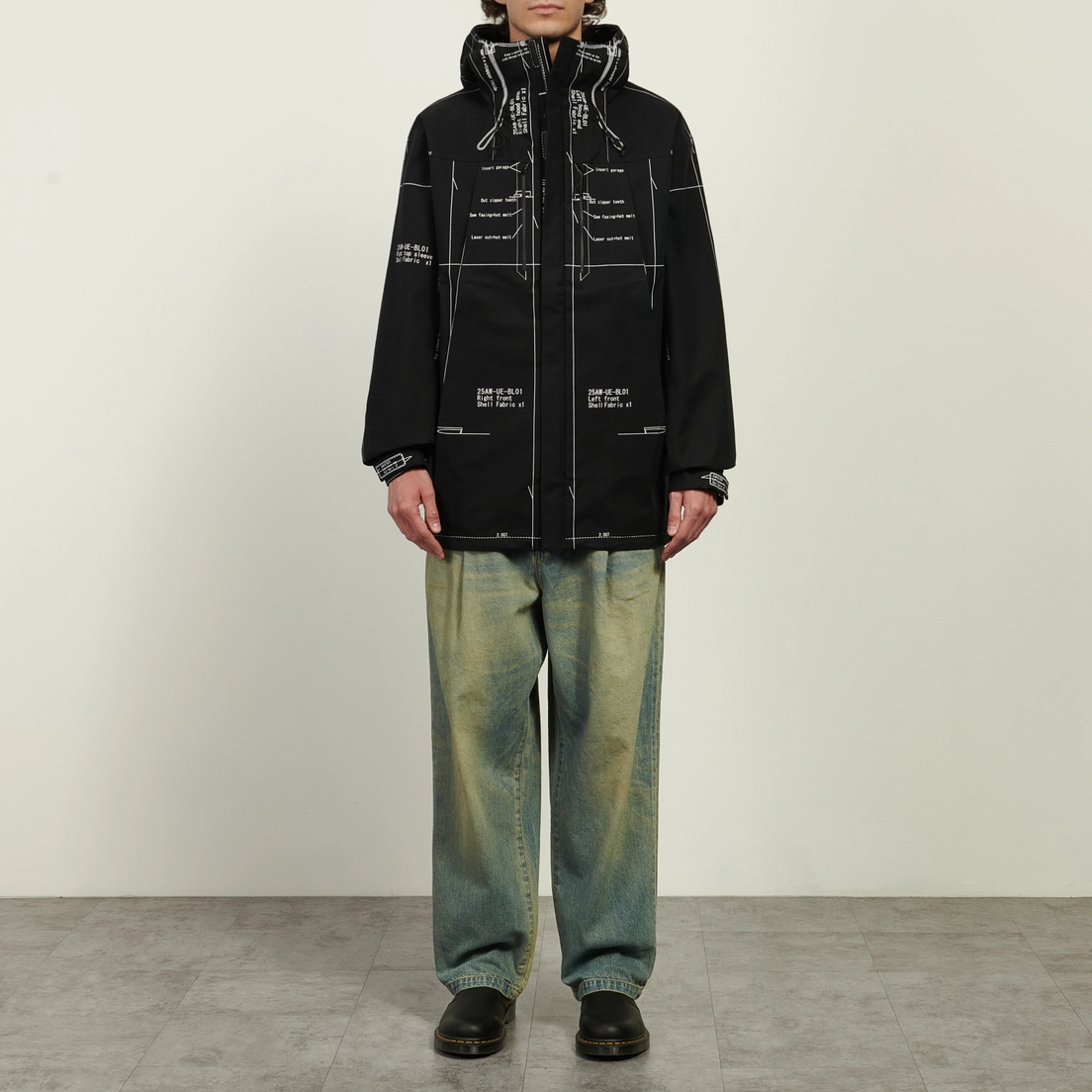 uniform experiment Мужская куртка ветровка Map-Out 3-Layer Mountain Parka