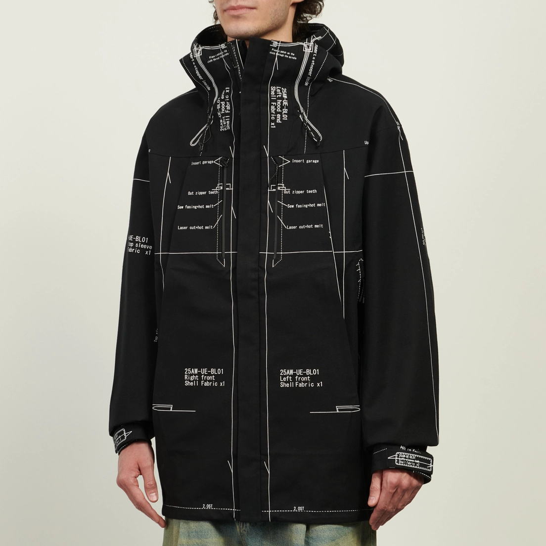 uniform experiment Мужская куртка ветровка Map-Out 3-Layer Mountain Parka