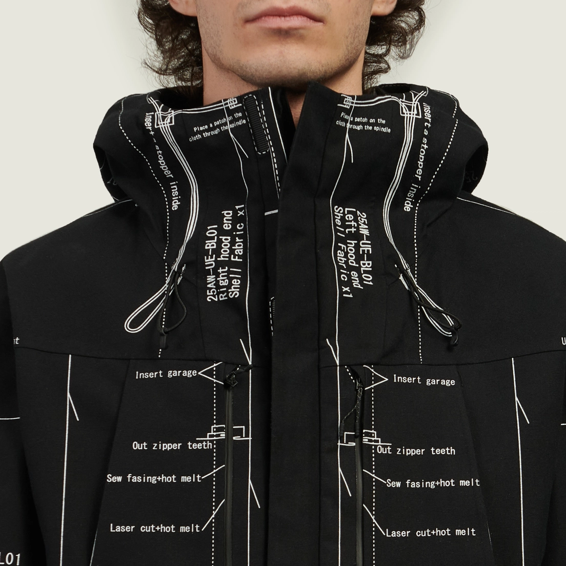 uniform experiment Мужская куртка ветровка Map-Out 3-Layer Mountain Parka