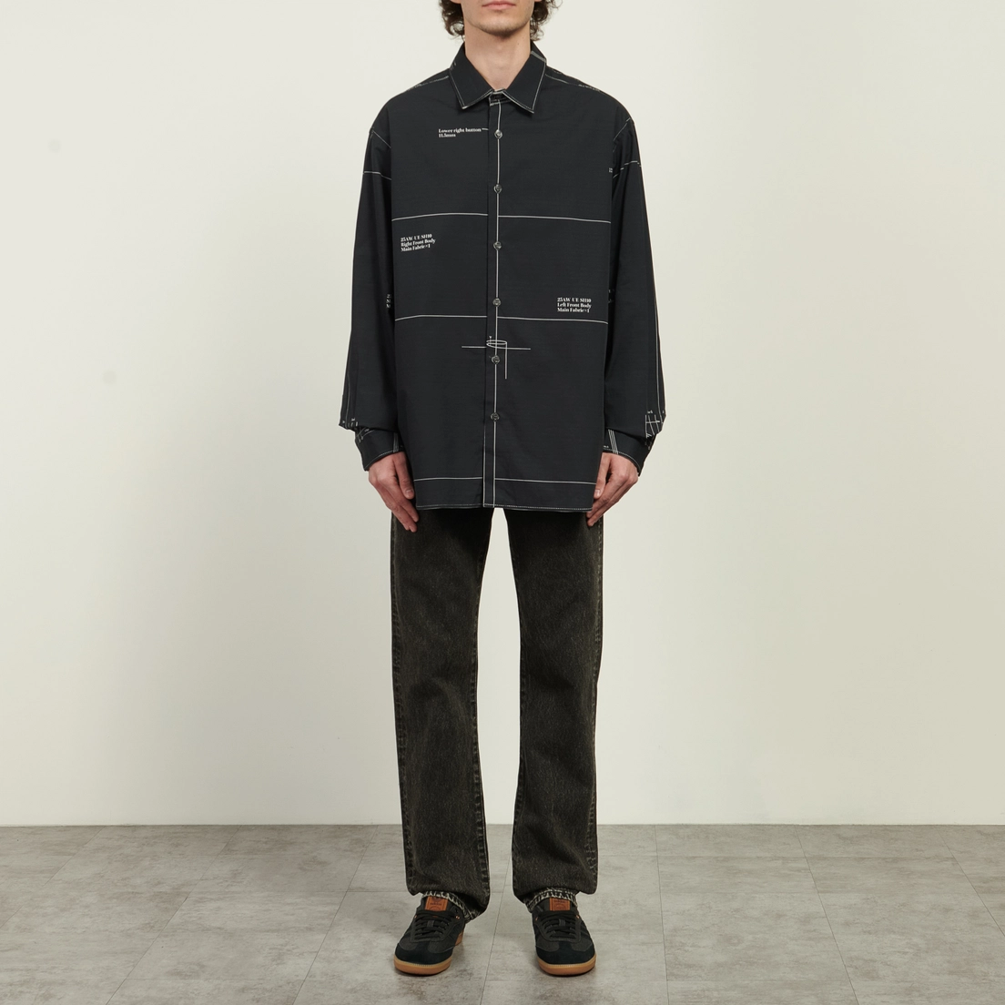 uniform experiment Мужская рубашка Map-Out