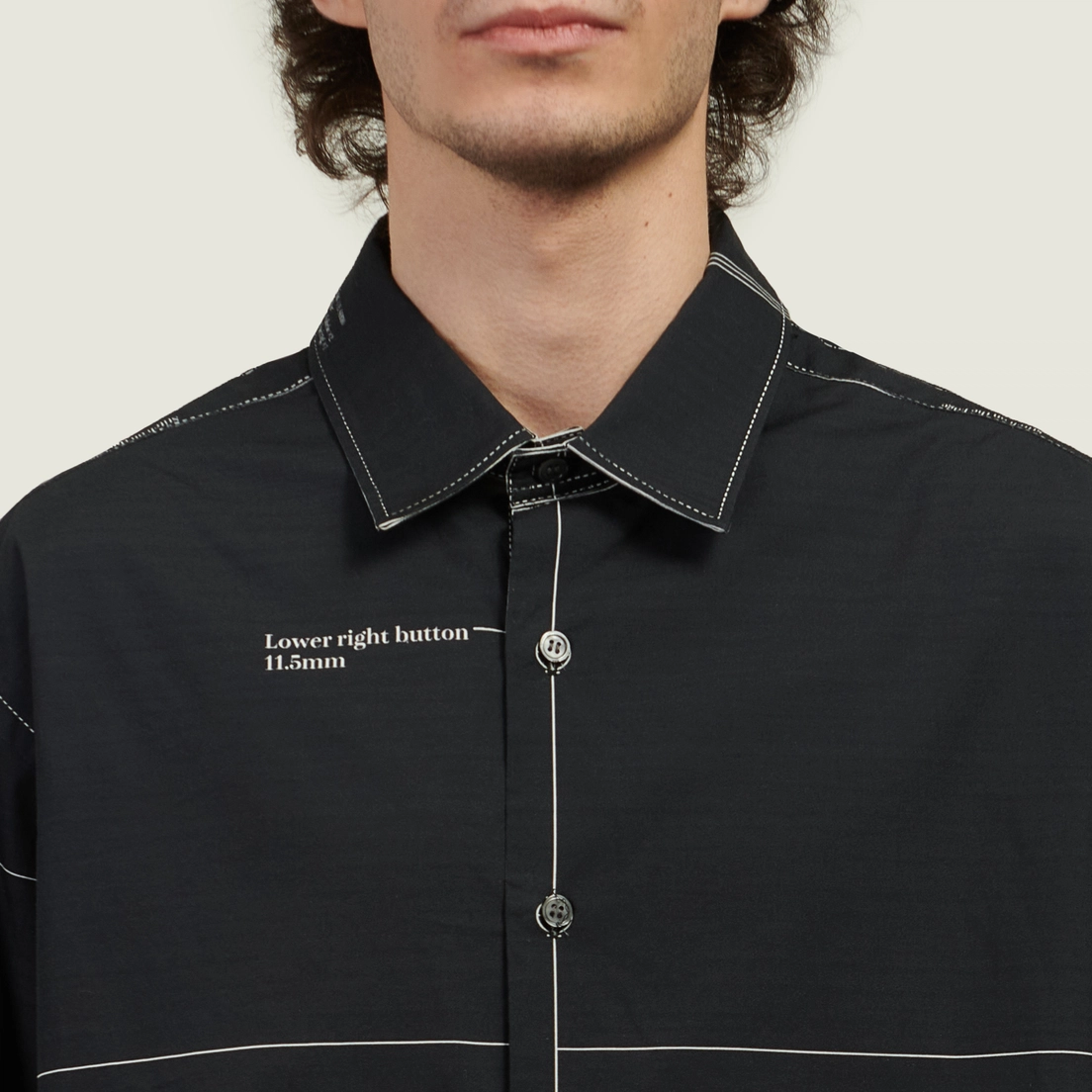 uniform experiment Мужская рубашка Map-Out