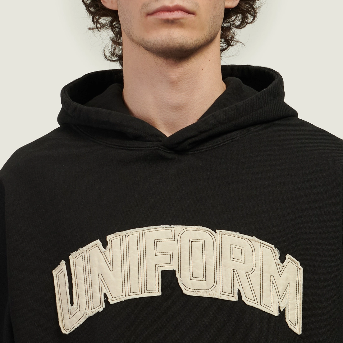 uniform experiment Мужская толстовка Cut-Out Logo Hoodie