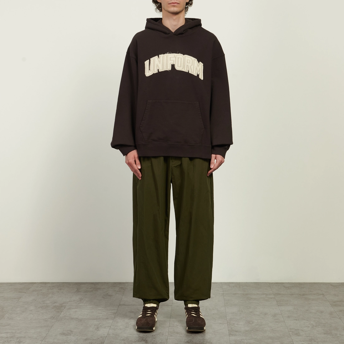 uniform experiment Мужская толстовка Cut-Out Logo Hoodie