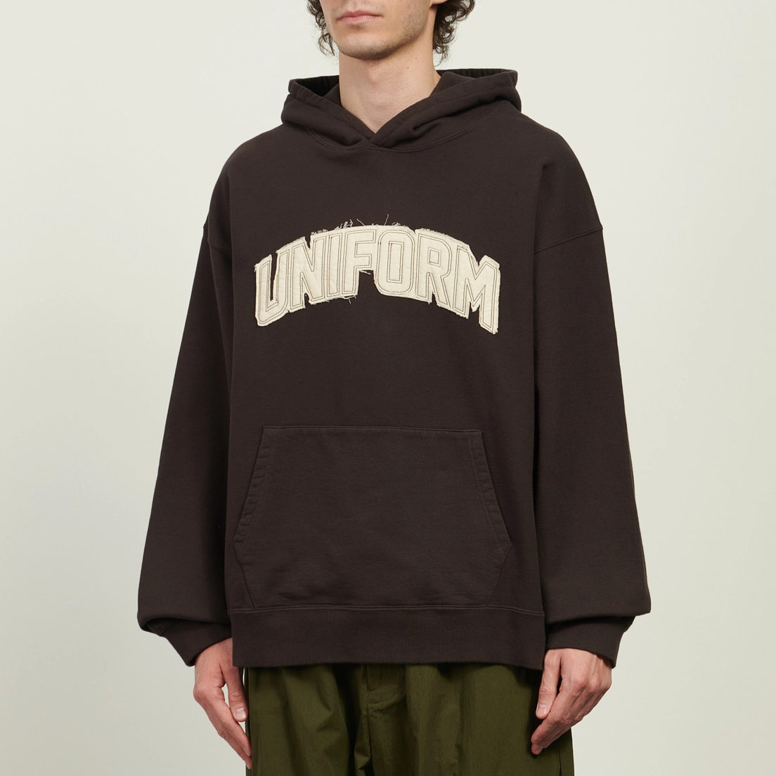 uniform experiment Мужская толстовка Cut-Out Logo Hoodie