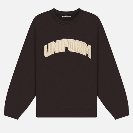 Мужская толстовка uniform experiment Cut-Out Logo, цвет коричневый, размер XL