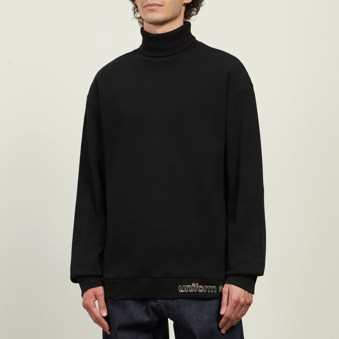 uniform experiment Мужской лонгслив Waffle Highneck