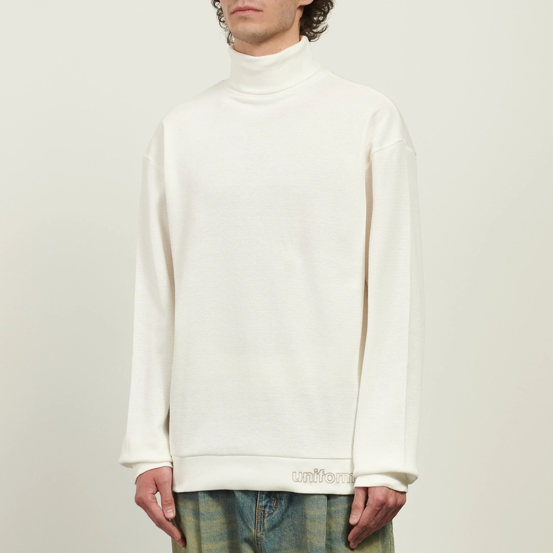 uniform experiment Мужской лонгслив Waffle Highneck