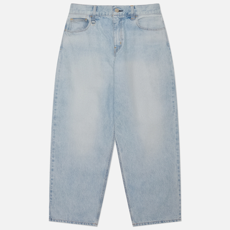 Мужские джинсы uniform experiment Washed Denim Bold-Fit, цвет голубой, размер L