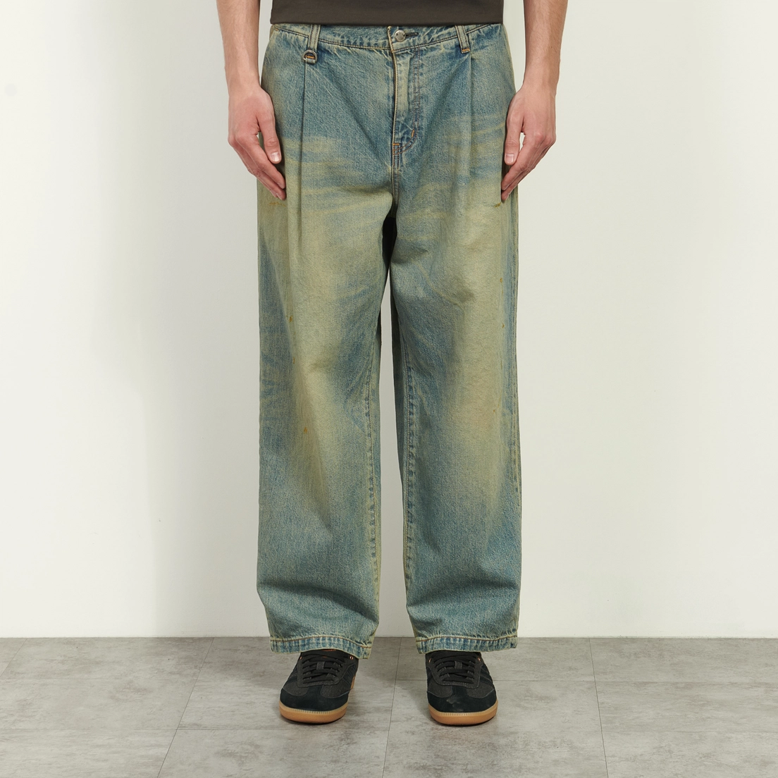 uniform experiment Мужские джинсы Fade Denim Bold-Fit Tuck