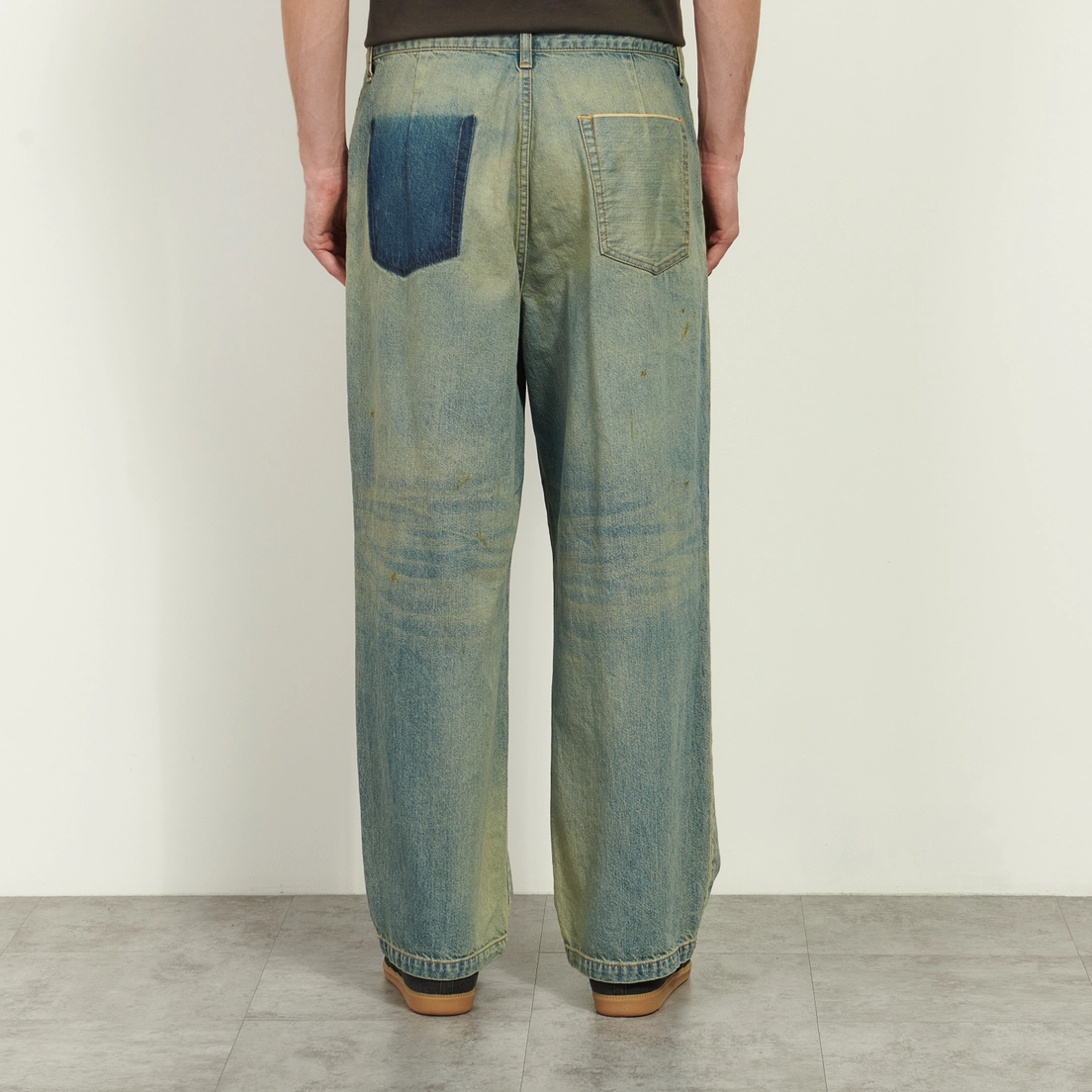 uniform experiment Мужские джинсы Fade Denim Bold-Fit Tuck