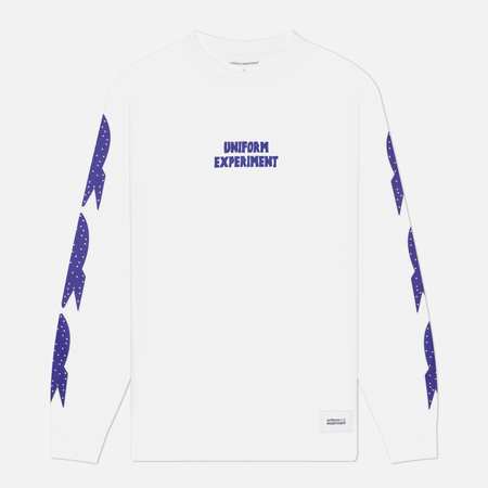 Мужской лонгслив uniform experiment Rocket Logo, цвет белый