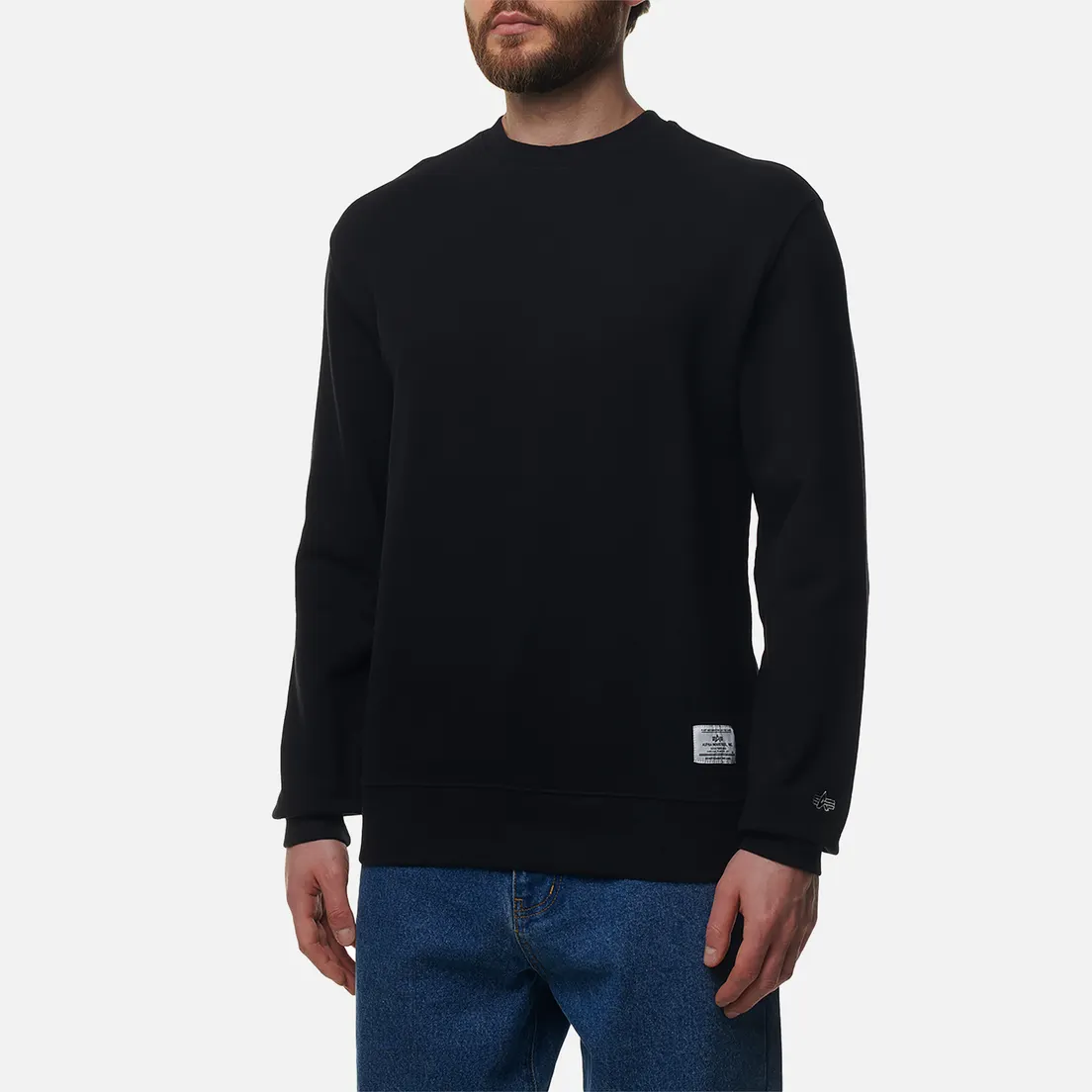 Alpha Industries Мужская толстовка Essential French Terry Crew Neck