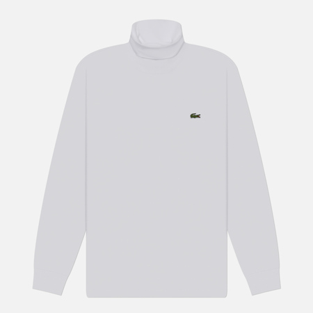  Мужской лонгслив Lacoste Roll Neck, цвет белый, размер M