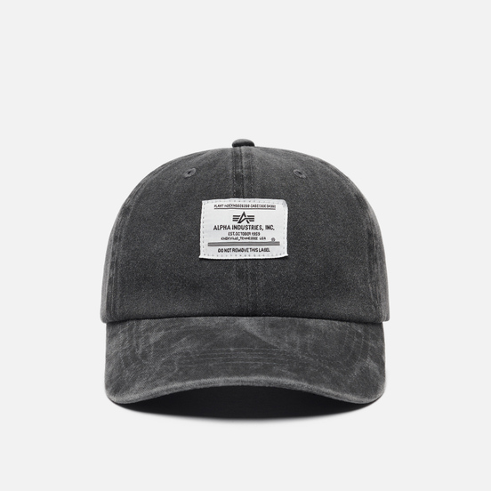 Alpha Industries| (BATTLEWASH CAP (UHB52500C1 BLACK)) Кепка Alpha Industries Battlewash, UHB52500C1-001