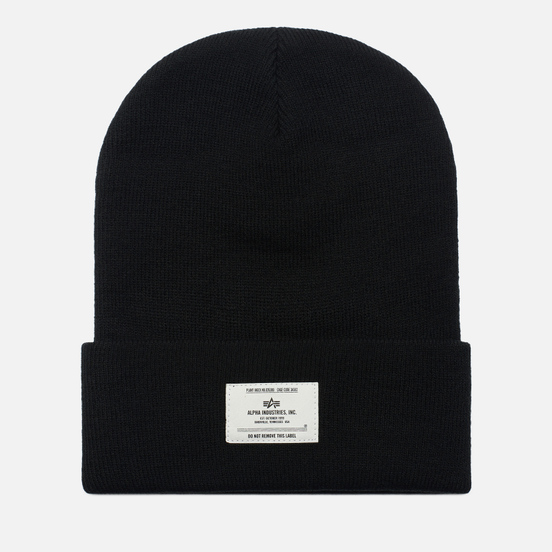 Шапка Alpha Industries Essential Beanie Black