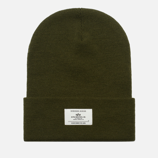 Шапка Alpha Industries Essential Beanie Olive