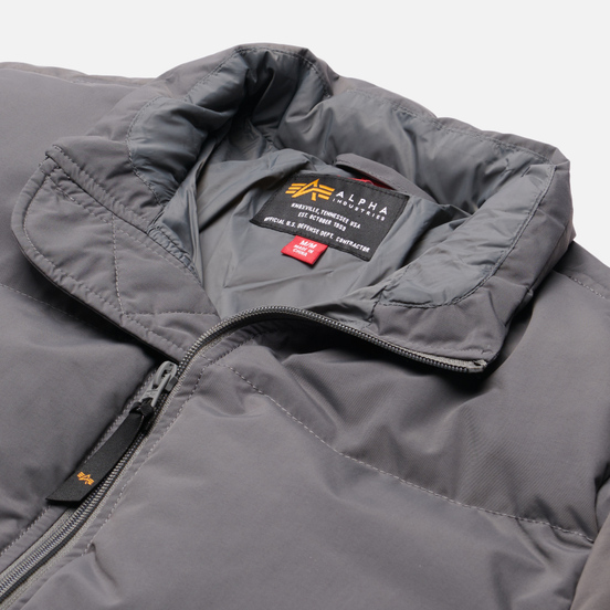 Мужской пуховик Alpha Industries MA-1 Quilted Gunmetal